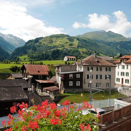Hotel Restaurant La Furca Disentis Bagian luar foto