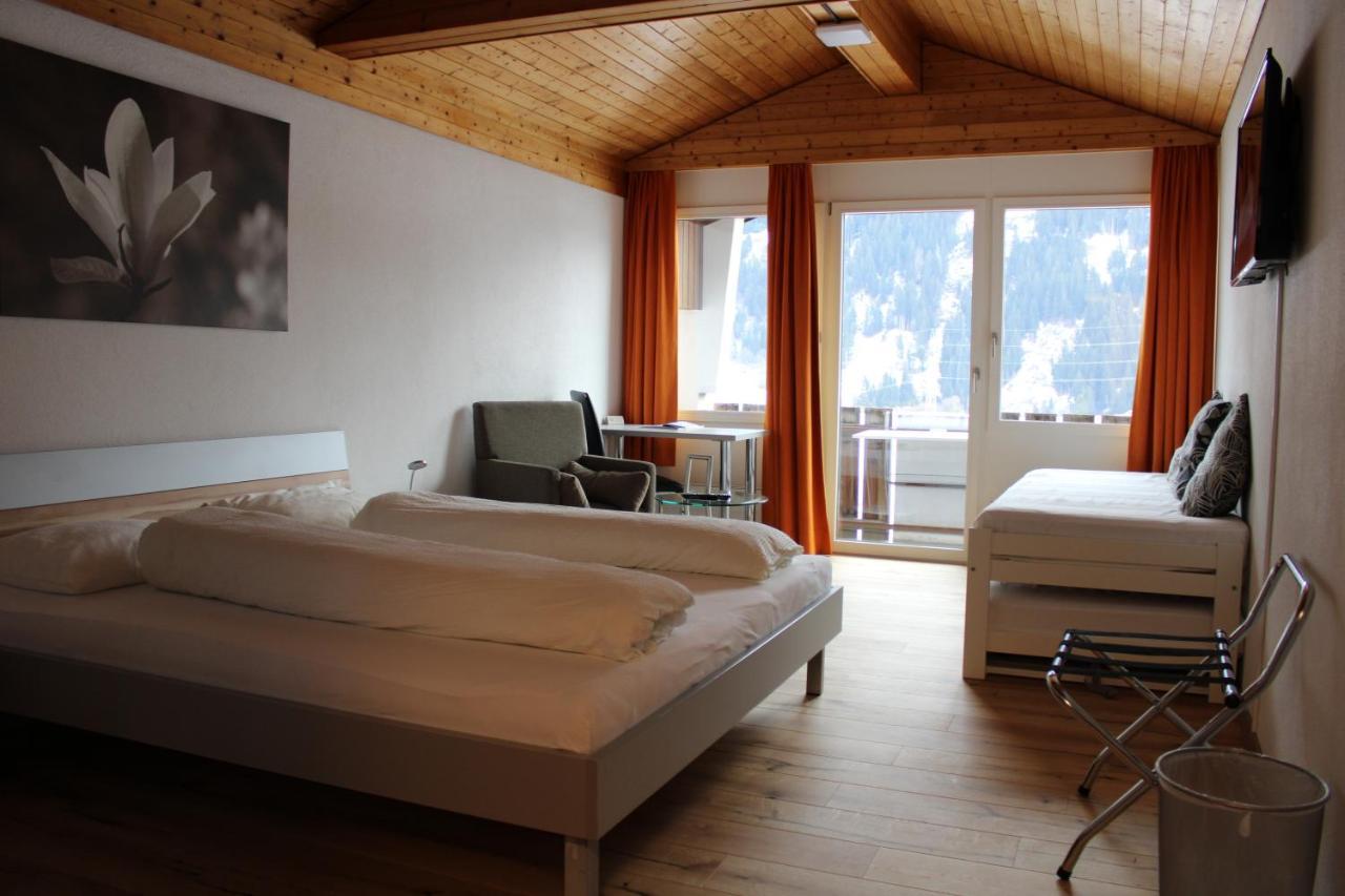 Hotel Restaurant La Furca Disentis Bagian luar foto
